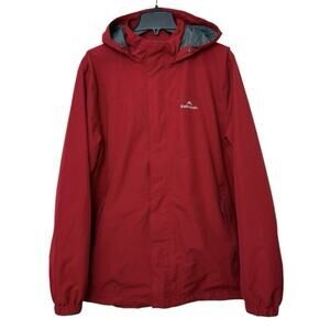 Kathmandu Mens Hooded Waterproof Jacket Size 2XL Red Outdoor Gorpcore